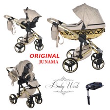 JUNAMA Cœur V2 Bébé Landau 2in1 3in1 Nacelle+Poussette +Siège Auto + Isofix