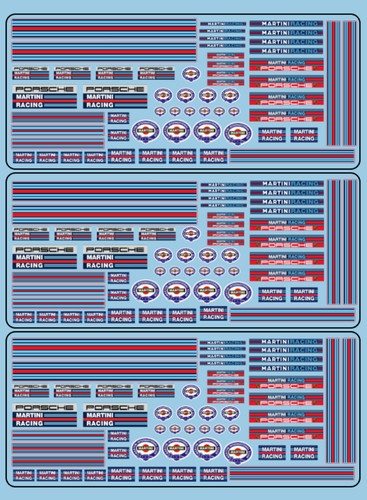 Décalcomanie decals martini - decals,
