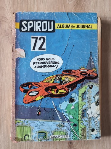 Reliure album spirou - spirou, n°72