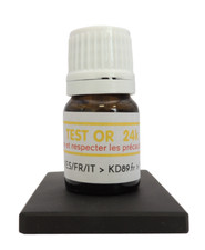 PROMO Test Kit pour tester l'or 24k 24 carats 999/1000 + la pierre de touche