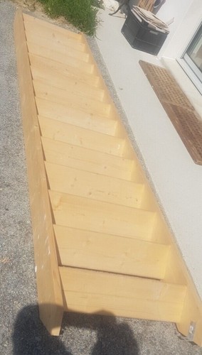 Escalier meunier bois - escalier,