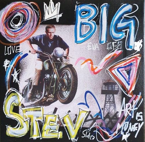 Spaco signed steve - signed, mcqueen
