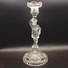 Bougeoir verre soufflé moulé