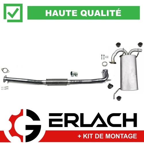 Echappement silencieux pour