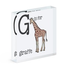 Lettre G Est Pour Girafe Cadre
