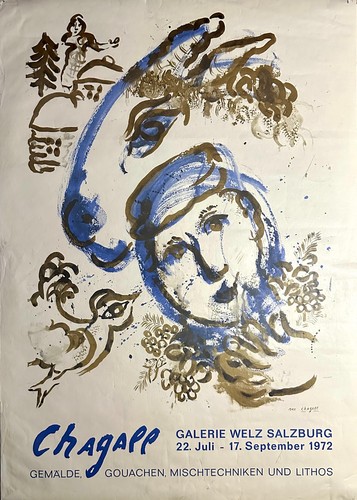 Marc chagall affiche - chagall,