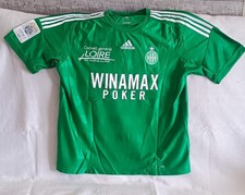 Maillot Officiel AS Saint-Etienne 2012-2013 dédicacé par BRANDAO 
