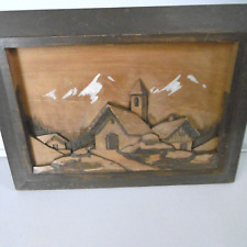 tableau clocher de montagne