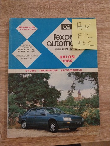 Revue technique renault v6 - revue, 25