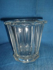 ancien pot à confiture en verre haut 9,5cm