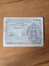 Algérie Billet Ancien De