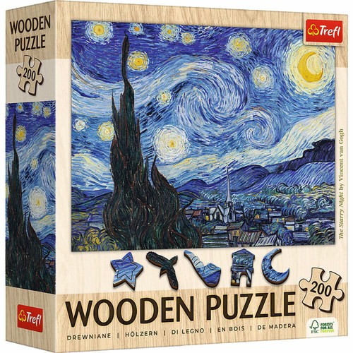 Trefl puzzle bois nuit - trefl,
