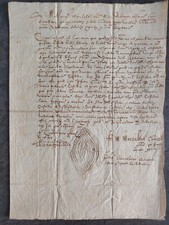 Acte original 1607 – Frère