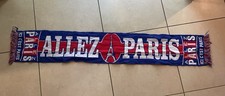Echarpe Football Vintage PSG “ALLEZ PARIS" Très Bon État