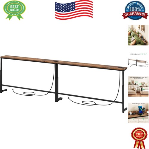 Rustic brown console - 94.5”,