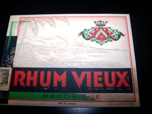Rare étiquette ancienne - , rhum