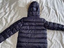 ZEF doudoune bleu foncé marine nuit enfant mixte garçon fille 10 ans plume duvet