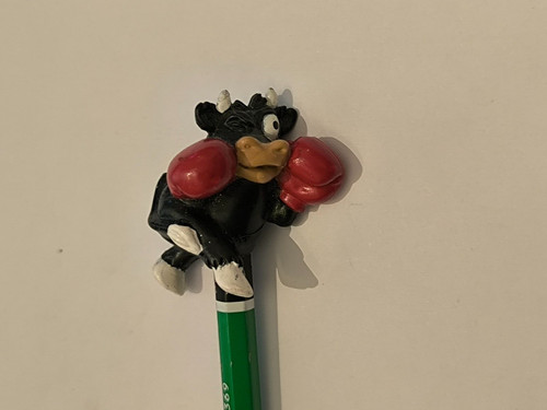 Figurine vache boxe - vache, embout
