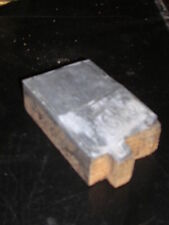 RARE Tampon ou plaque d'impression bois et métal ancien buffet deux corps meuble