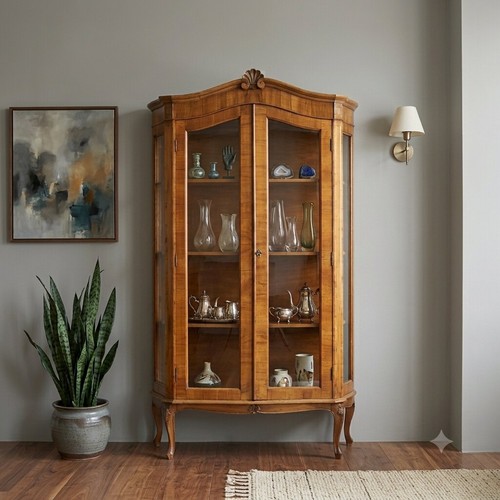 Vitrine ancienne style baroque - ancienne,
