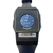 CASIO FS-01 PELA Film Watch Vintage Digital Thin Backlight Testé JAPON Rare