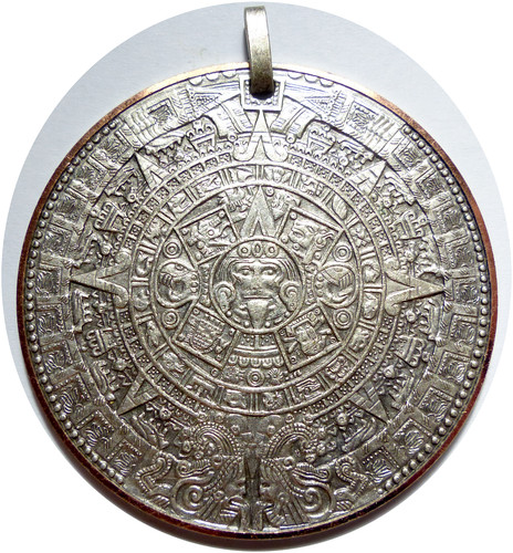 Médaille calendrier maya - maya, avec