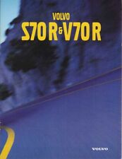 Catalogue Brochure VOLVO S70R / V70R 1998 Allemagne / Deutschland