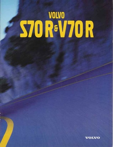 Catalogue brochure volvo s70r - brochure,
