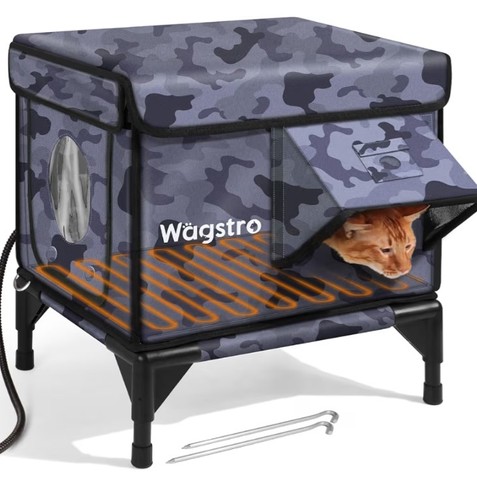 Cozy heated cat house - cozy,