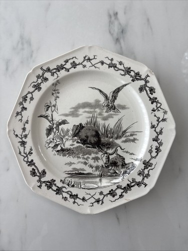 Bwm fables assiette xixe - &,