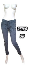 Reiko W 26 Taille 36 pantalon jeans jean denim marron foncé femme Boyfit
