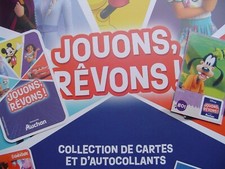 Carte autocollant auchan - et,