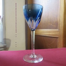 1 verre roemer en cristal de