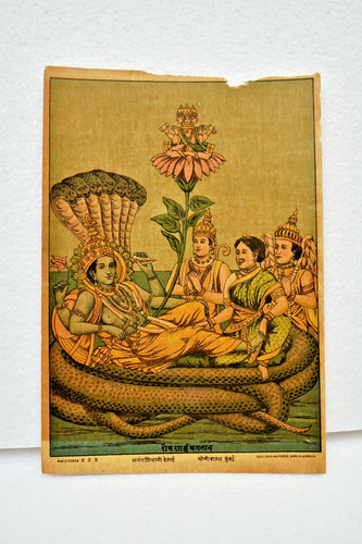 Vintage lithographie ravi - vintage,