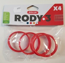 Anneaux Connecteurs rouge Rody 3 Zolux  Rodylounge x 4