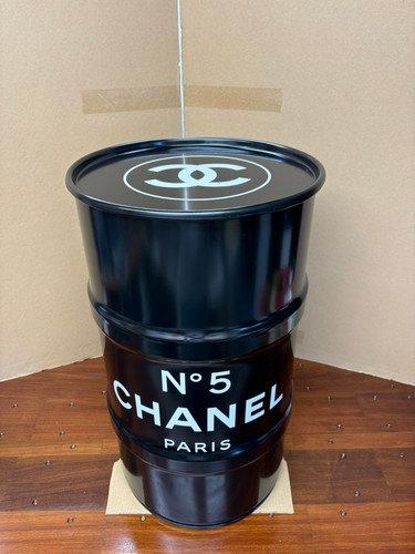 Baril parfum métal noir - baril,
