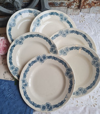 6 ANCIENNES ASSIETTES PLATES