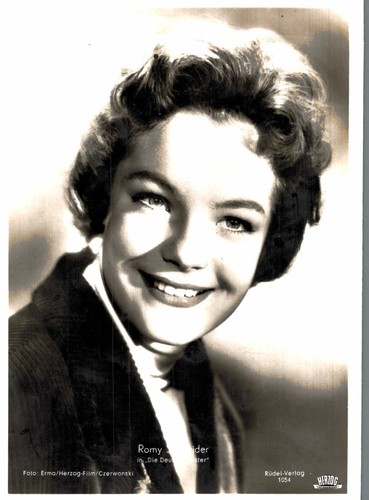 Romy schneider carte postale - schneider,