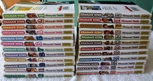 Shaman king manga tomes - shaman,