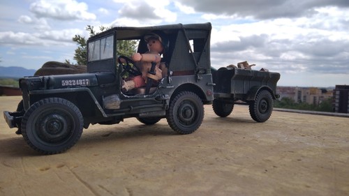 Playmobil custom jeep willys - playmobil, +
