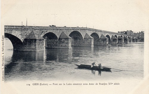 Gien pont sur - -, loire