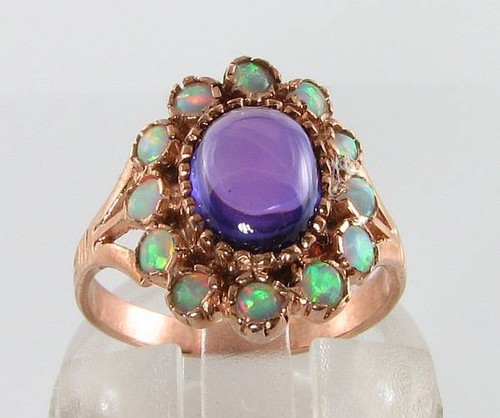 Bague art déco carats or - 9,