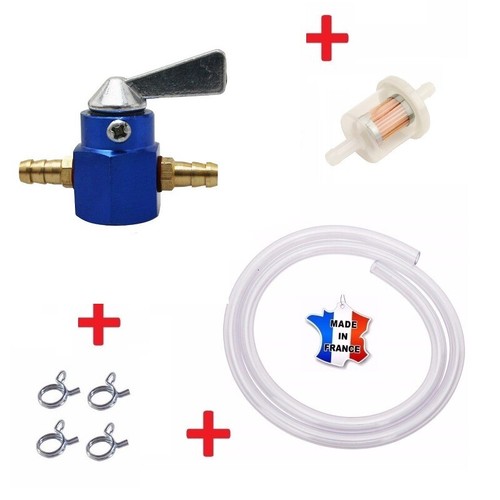 Kit essence robinet bleu - robinet, 5mm