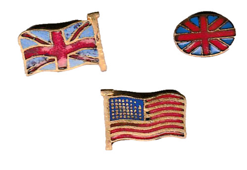 Insignes patriotique drapeaux