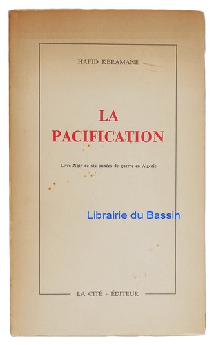 Pacification livre noir de - livre,
