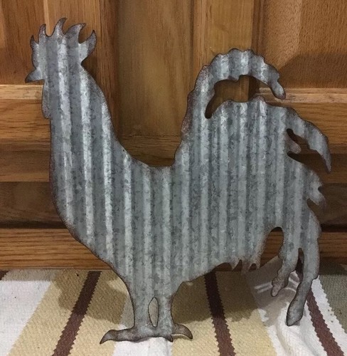 Rustic rooster metal - rooster, wall