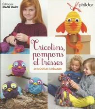 LIVRE CATALOGUE LAINE TRICOT  TRICOTIN POMPONS PHILDAR   NEUF 