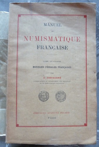 Livre numismatique dieudonne - livre,