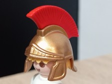 PLAYMOBIL CASQUE DORÉ CRÊTE