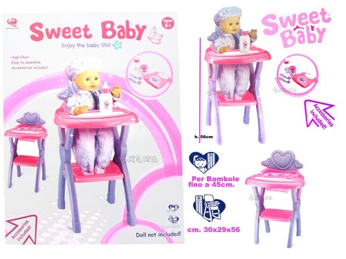 Chaise haute pour - haute, set